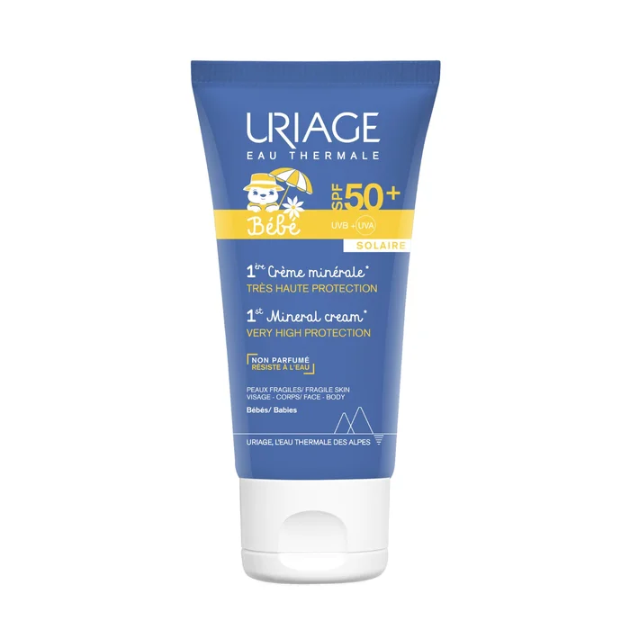 B&eacute;b&eacute; – 1&egrave;re Cr&egrave;me Min&eacute;rale SPF50+ – Soin Tr&egrave;s Haute Protection 50 ml