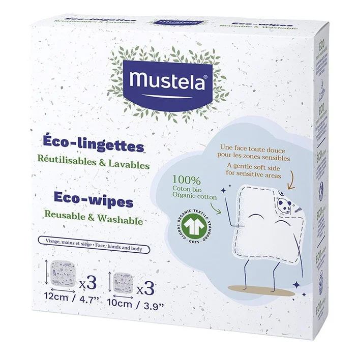 Bébé – Eco-Lingette Réutilisable et Lavable 6 Unités