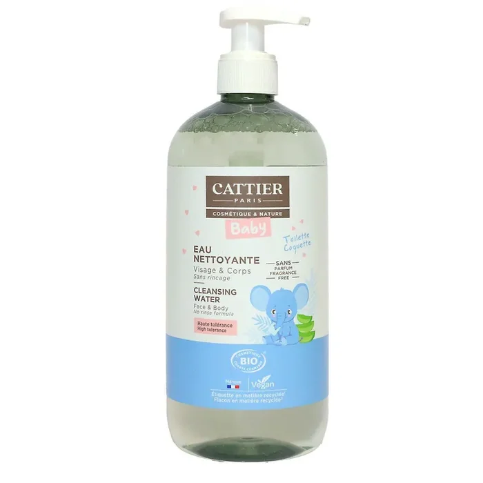 Baby eau nettoyante visage et corps 500ml