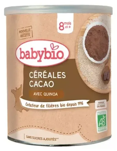 Babybio Céréales Avec Quinoa – Cacao