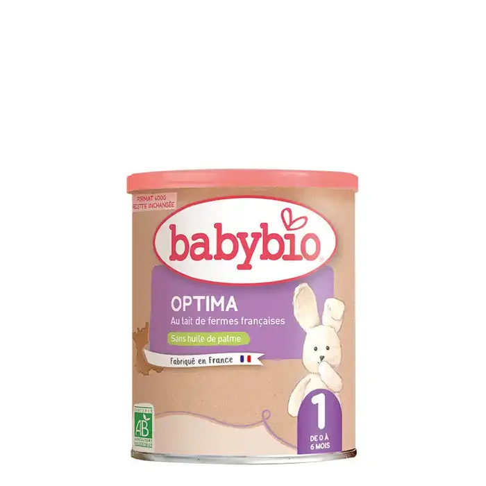 Babybio Optima 1er age formule fibres & bifidus au lait de vache français 400g
