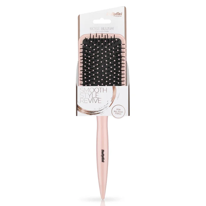 BaByliss Rose Blush Paddle Brush