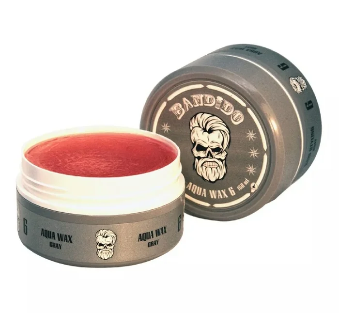 Bandido – Cire capillaire Aqua Wax « 6 » GRAY