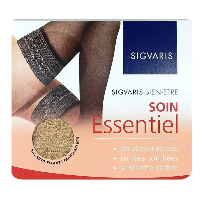 Bas auto-fixants transparents (Candi normal taille 1)
