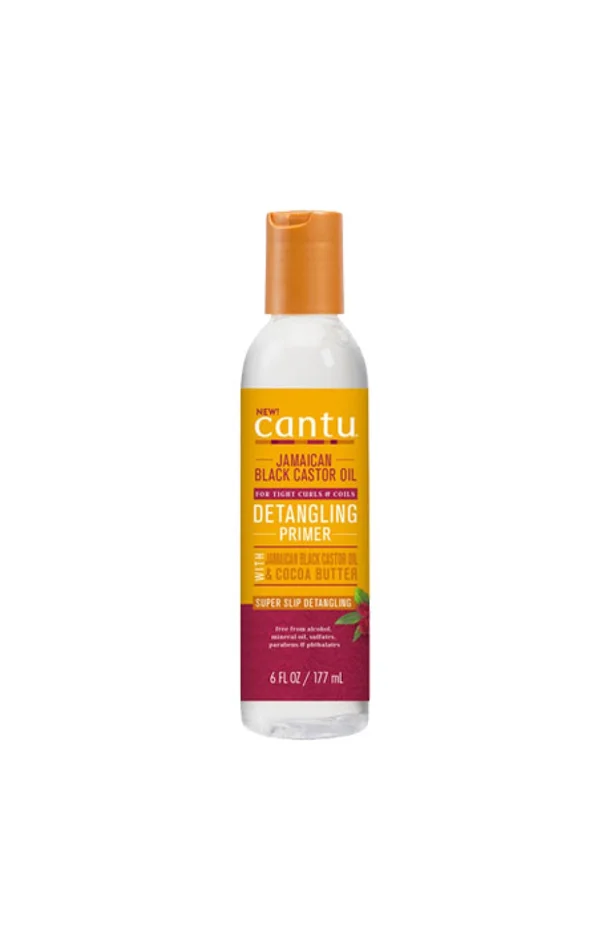 Base démêlante – Huile de ricin noir – Cheveux frisés, bouclés & ondulés – 177 ml