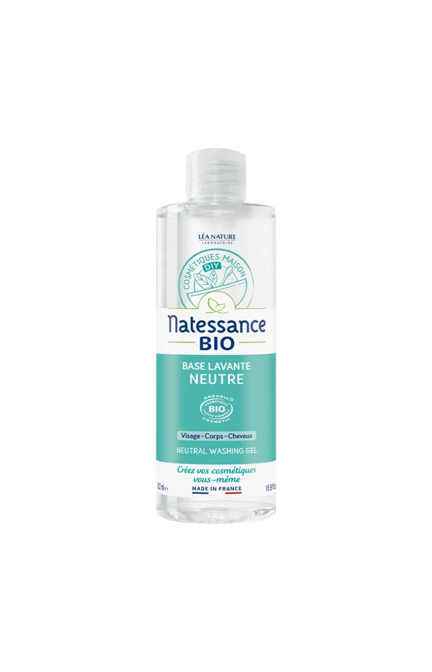 Base lavante neutre bio – Visage, corps & cheveux – 500 ml