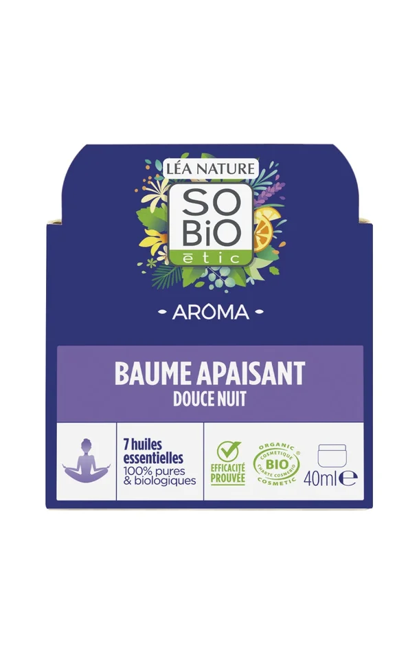 Baume détente sommeil – 7 huiles essentielles bio – 40 ml