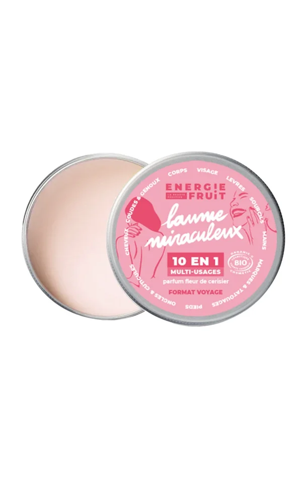Baume miraculeux bio 10-en-1 – Fleur de cerisier – Visage, corps & cheveux