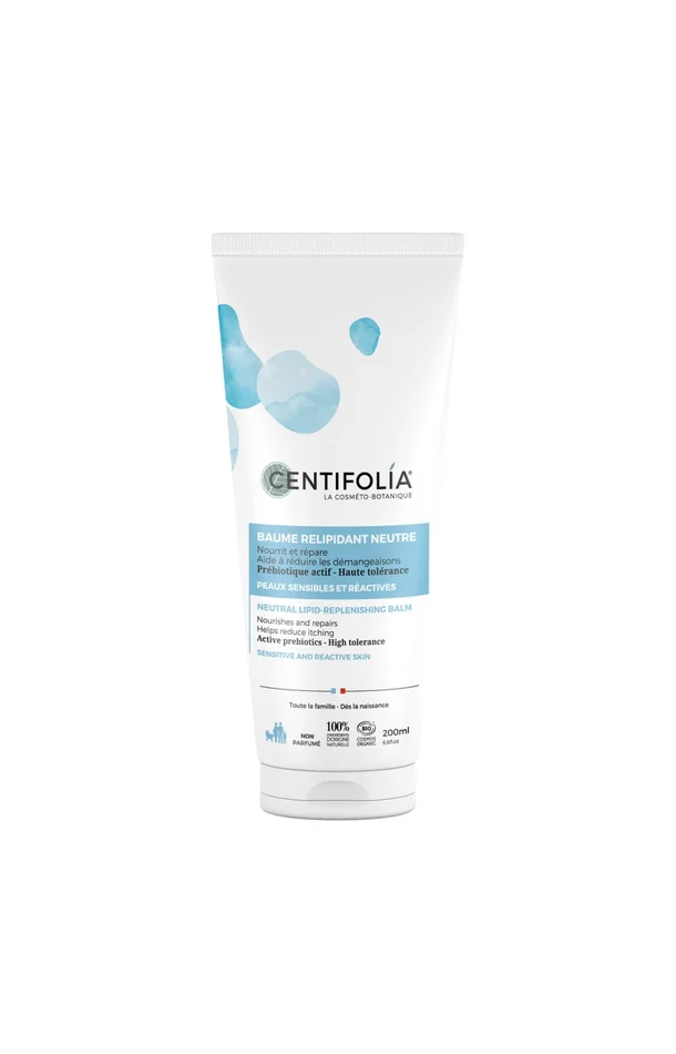 Baume relipidant neutre bio – Prébiotique actif – Corps – 200 ml