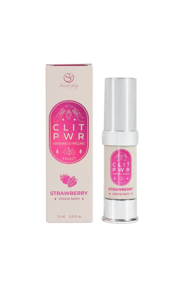 Baume stimulant pour le clitoris – Clit PWR – Fraise – 15 ml