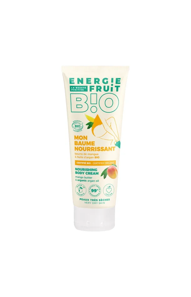 Baumes nourrissants bio – Mangue & argan bio – Peaux très sèches – Corps – 2 x 200 ml