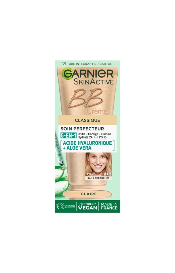 BB crème SPF 15 – Acide hyaluronique & aloe vera – 50 ml