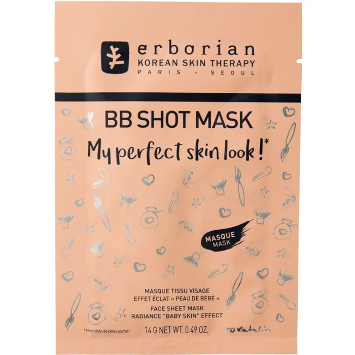 BB Shot Mask – Masque Tissu Visage Effet "Peau de Bébé "14 g