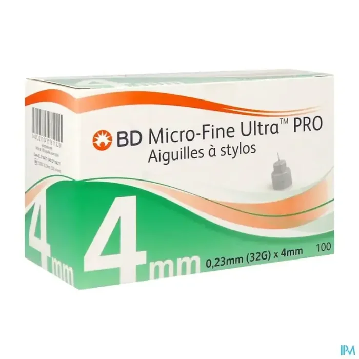 Bd microfine ultra aig. stylo 4mm 32g easyflow 100