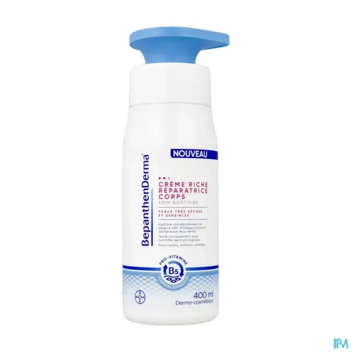 Bepanthenderma crème riche reparatrice corps 400ml
