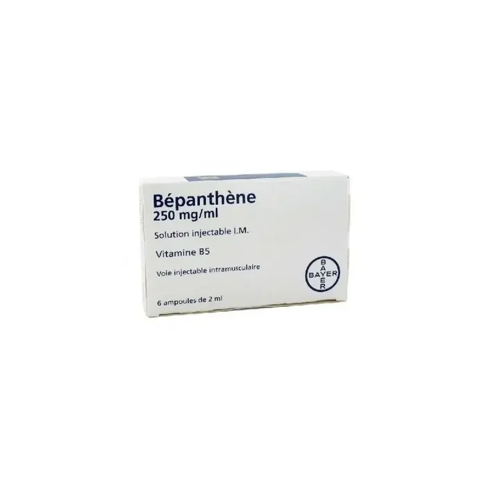 Bepanthene 250 mg/ml 6 ampoules de 2ml
