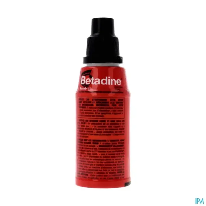 Betadine scrub 4% solution pour application cutanee 125ml