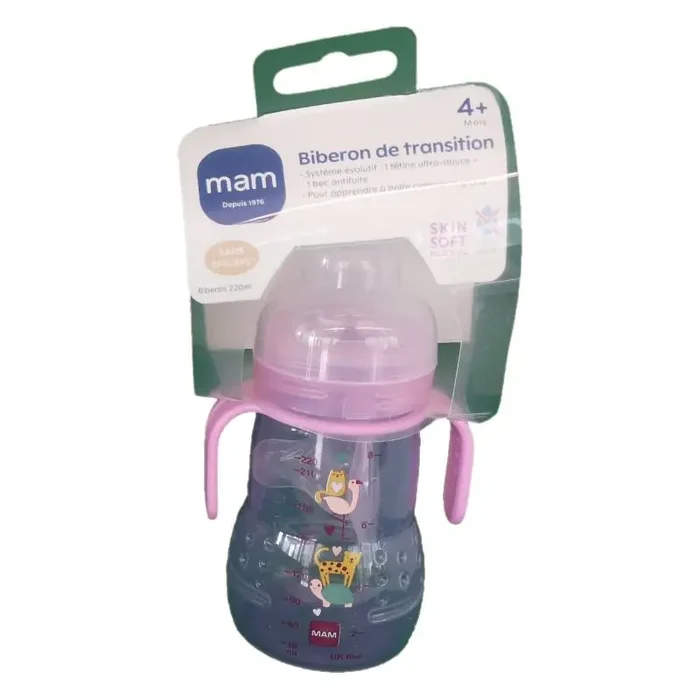 BIBERON TRANSITION 4 MOIS + 220 ML MAM