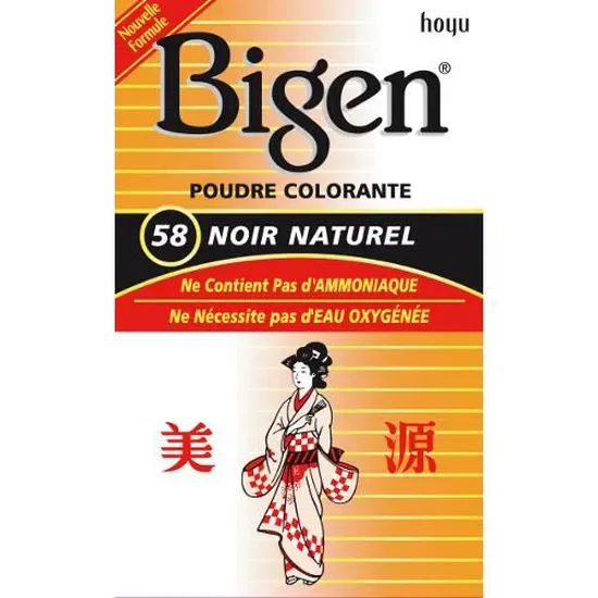 BIGEN SMALL≡ Poudre Colorante Noir Naturel 58