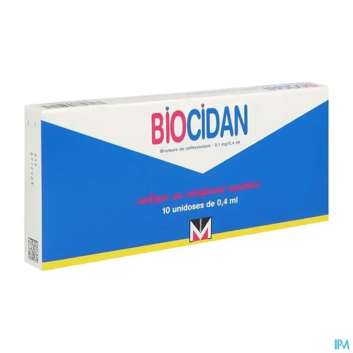 Biocidan 0mg1/0ml4 collyre unidose 0ml4 10