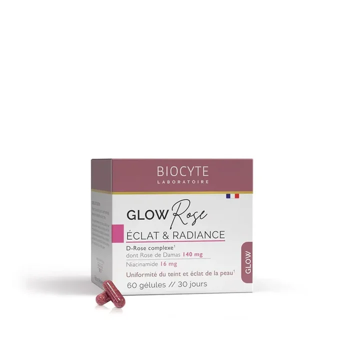 Biocyte Glow Rose Eclat & radiance 60 gélules