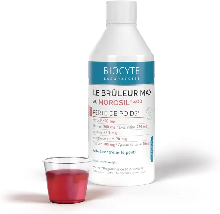Biocyte Le Brûleur max au Morosil – Favorise la perte de poids 500 ml
