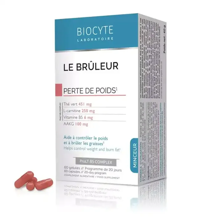 Biocyte MINCEUR – Le Brûleur – perte de poids , 60 Gélules