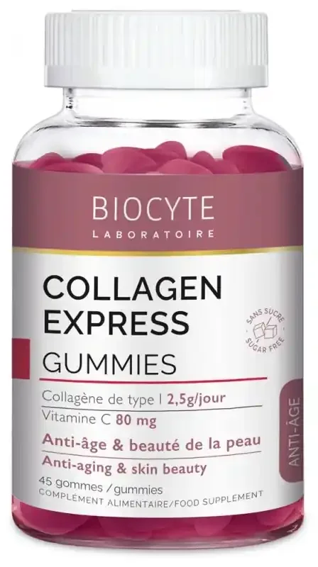 Biocyte Peau Collagène Gummies – 45 gommes