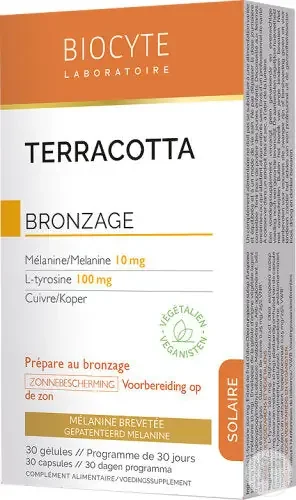 Biocyte Terracotta Cocktail Solaire Bronzage Et Protection Cellulaire 90jours