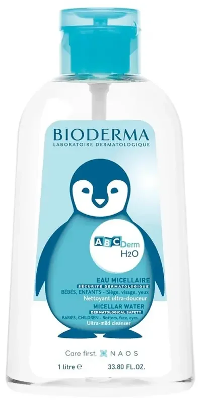 Bioderma ABCDerm Eau Nettoyante Micellaire Bébé et Enfant 1000 ml