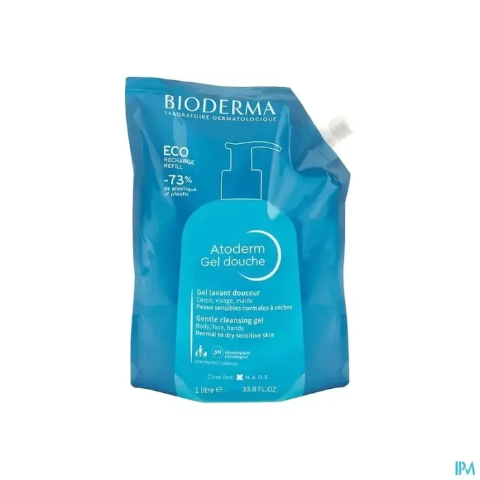 Bioderma atoderm gel douche ultra douceur ecorecharge 1l