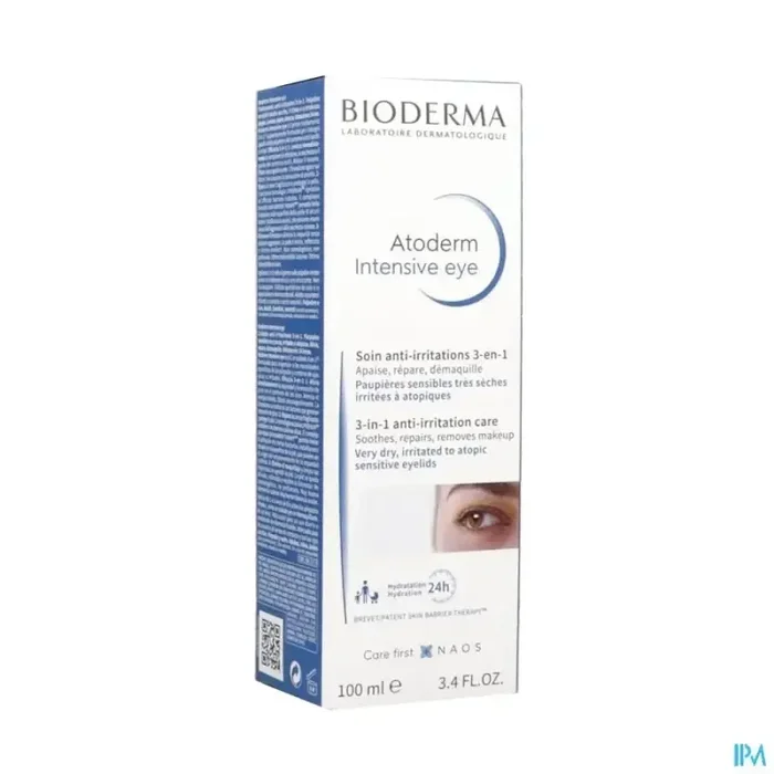 Bioderma atoderm intensive eye anti-irritations 3 en 1 100ml