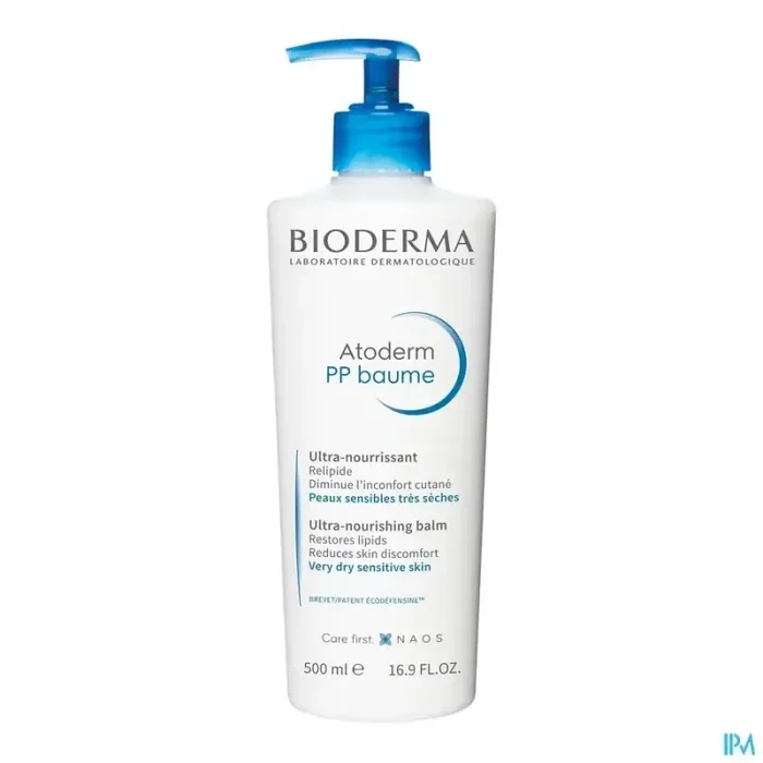 Bioderma atoderm pp baume ultra nourrissant peaux très sèches 500ml