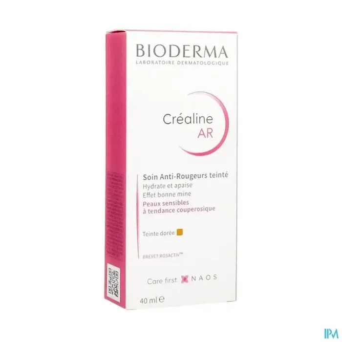 Bioderma crealine ar crème teintee crème soin rougeurs 40ml