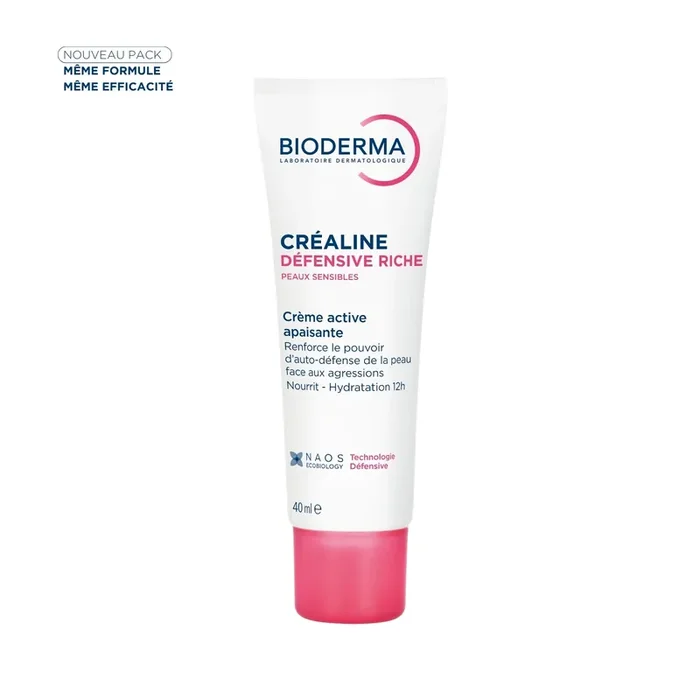 Bioderma Créaline Crème Apaisante Visage Peaux Sèches 40 ml