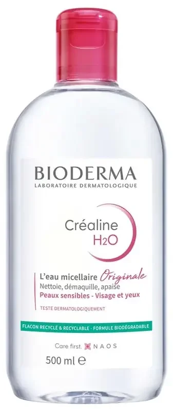 Bioderma Créaline Eau Micellaire Démaquillante Visage Peaux Sensibles