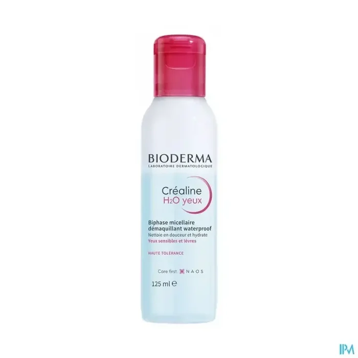 Bioderma crealine h2o demaquillant yeux 125ml