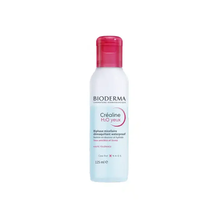 Bioderma Crealine H2O yeux biphase micellaire demaquillant 125ml