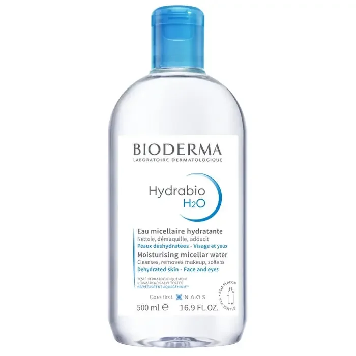 BIODERMA Hydrabio H2O Solution Micellaire Démaquillante Hydratante 500 ml