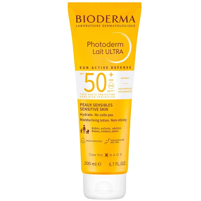 Bioderma Photoderm Lait Ultra Lotion Solaire Très Haute Protection SPF 50+ 200 ml