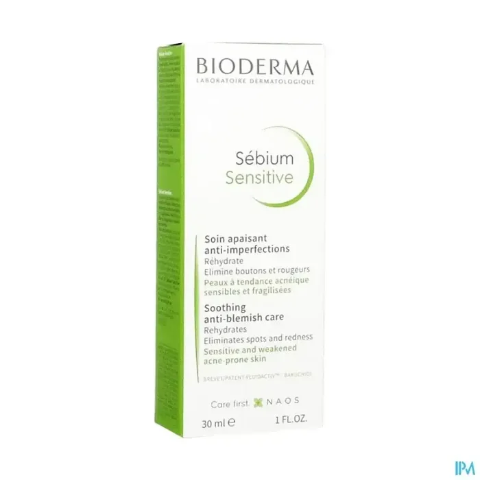Bioderma sebium sensitive soin apaisant anti-imperfections 30ml