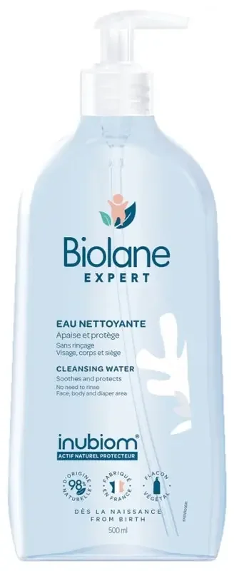 Biolane Eau Nettoyante Sans Rinçage 500 ml