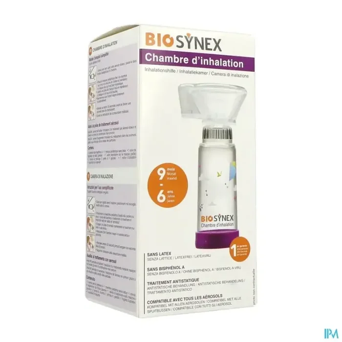 Biosynex chambre inhalation enfant 9m/6ans
