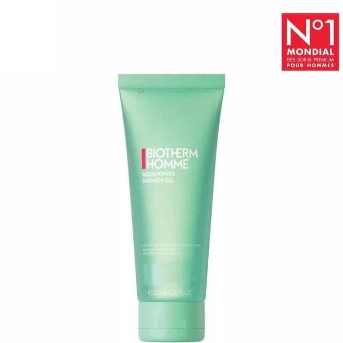 Biotherm Aquapower Gel Douche Rafraîchissant Détoxifiant Corps & Cheveux