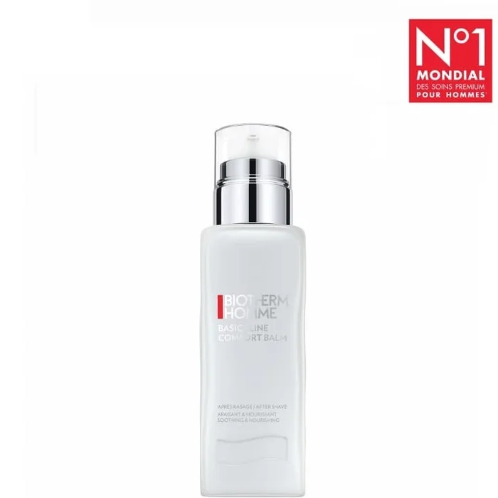 Biotherm Homme Baume Après-Rasage Ultra Confort Apaisant et Nourrissant – Toutes peaux