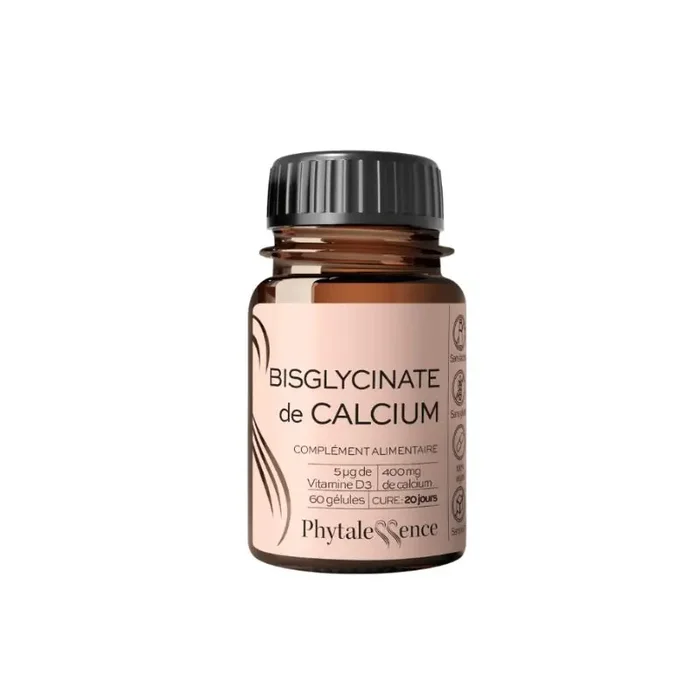 BISGLYCINATE DE CALCIUM 60 GELULES PHYTALESSENCE