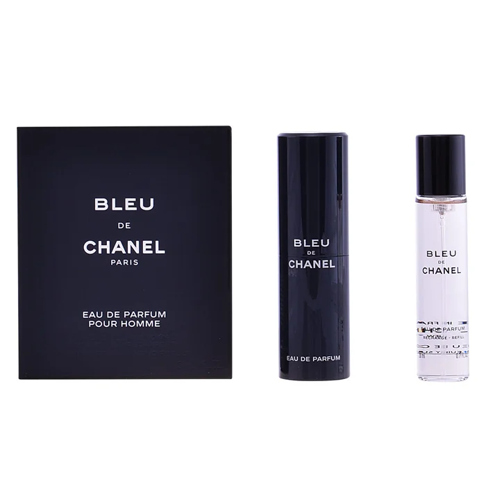 BLEU eau de parfum vaporisateur de voyage rechargeable 3 x 20 ml