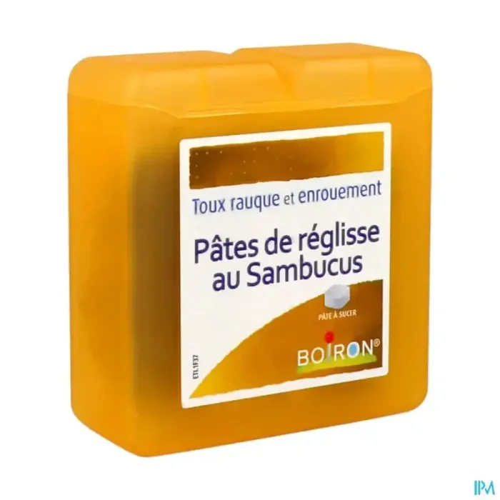 Boiron sambucus pate pectorale à sucer 70g