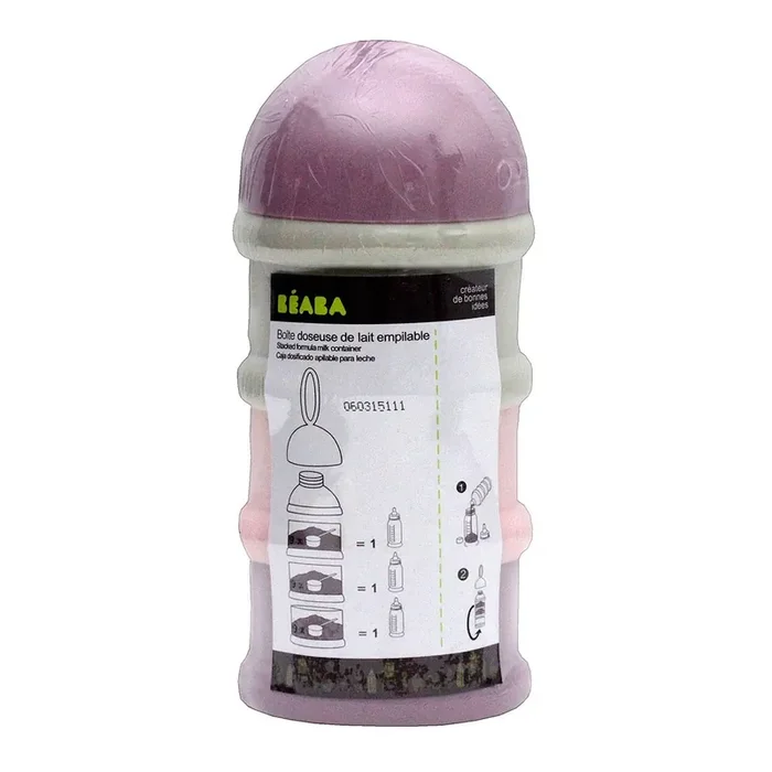 Boite doseuse de lait empilable fille