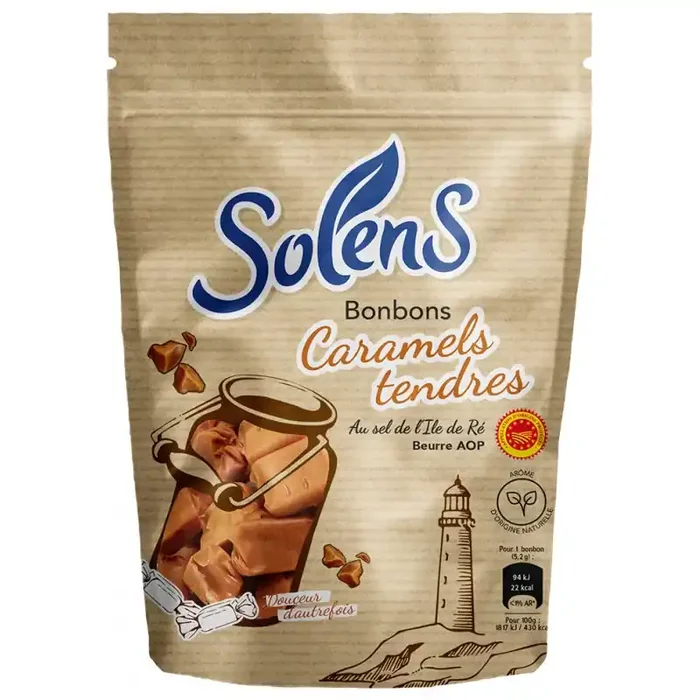 BONBONS CARAMEL TENDRES 100G SOLENS